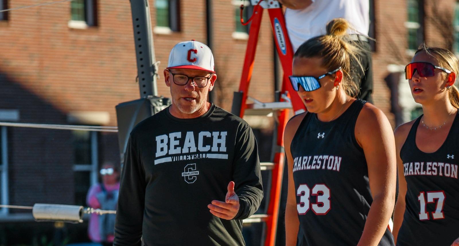 Photo: cofcsports.com Damian Elder, Liz Curry
