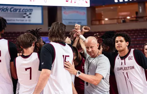 Men's Basketball Huddle