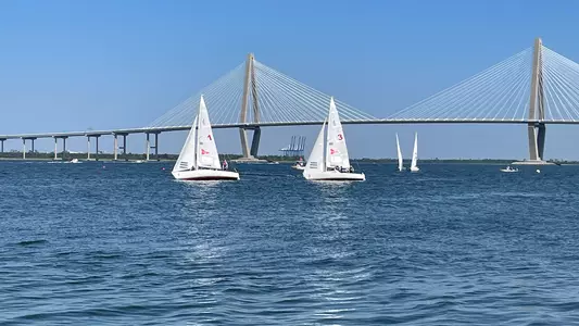 Sailing J22 boats