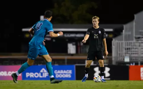 James Watson readies for free kick