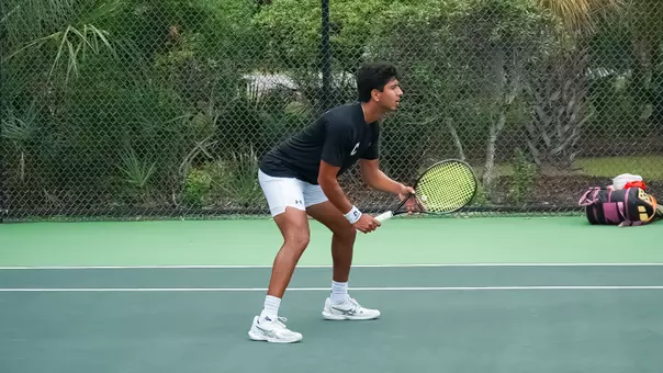 Ram Mude readies for serve
