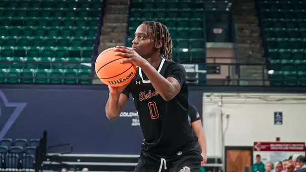 Taylor Barbot shoots three at UNCW