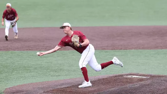 Alex Lyon pitching Feb. 21, 2026