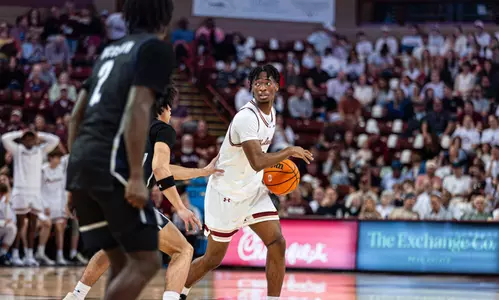 Chadlyn Traylor at the top of the key