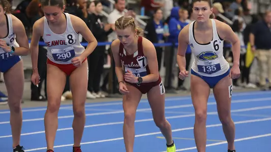Cayden Crismon at the start line