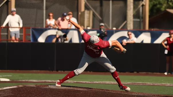 Baseball reliever Alex Lyon throwing a pitch.