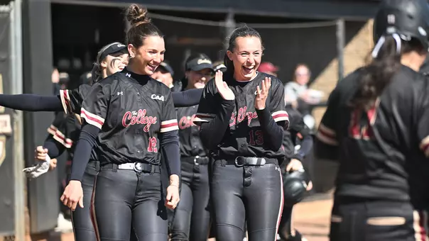 Ryley Kutter and Mackenzie Mathis celebrating