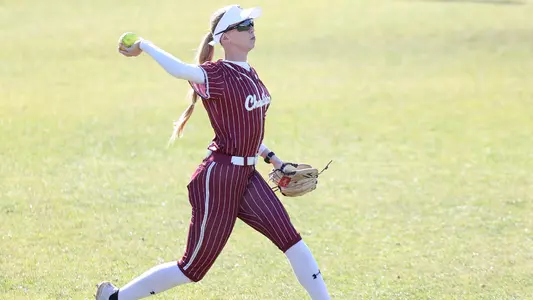 Karly Smith throwing the ball