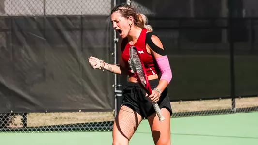 Jaiden McKee celebrates point