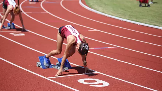 Runner in the blocks