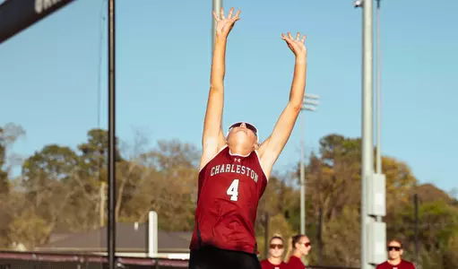 Madison Loving sets the ball