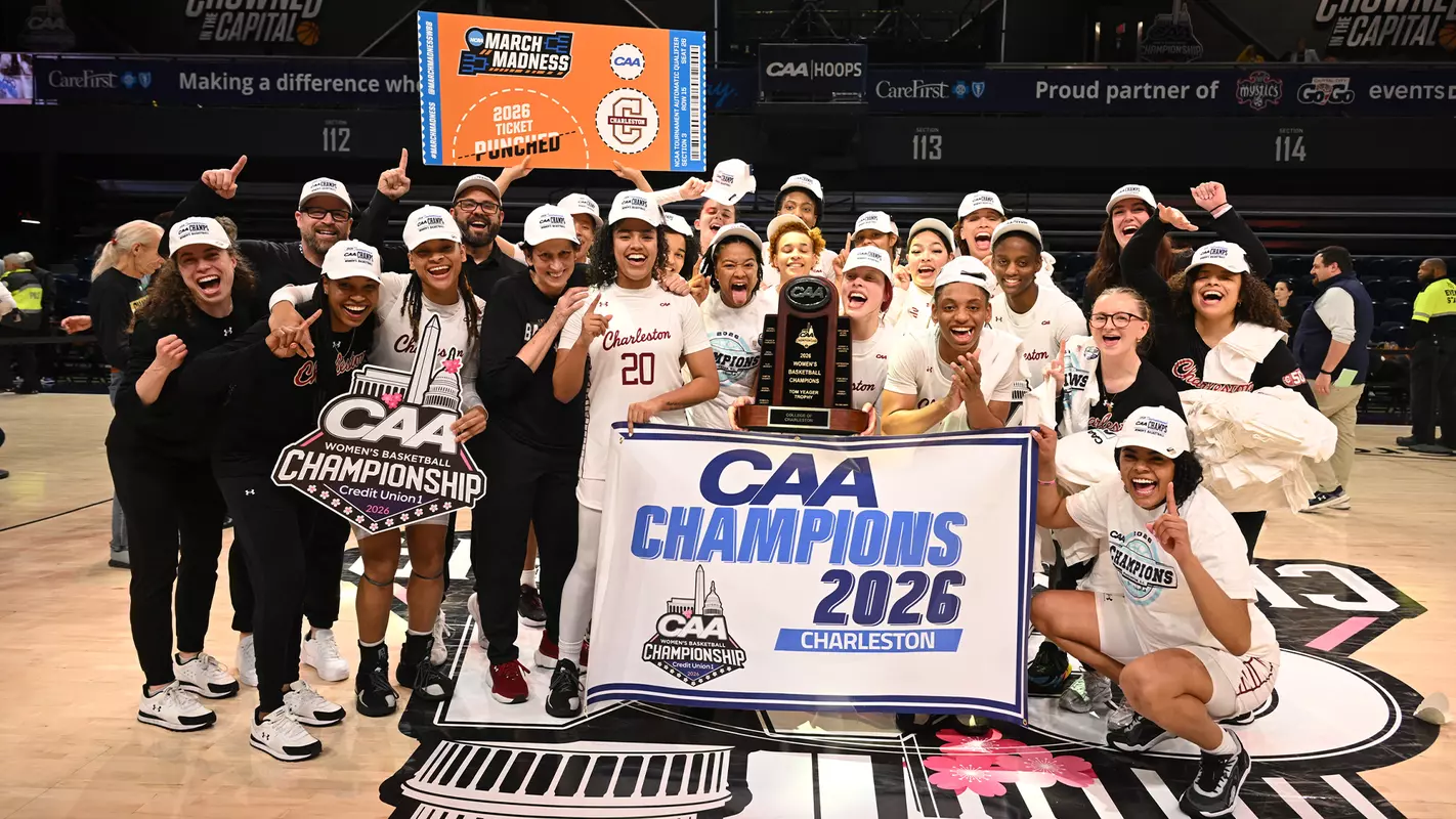 WBB Team Celebration - CAA Champs