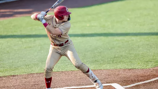 Dylan Johnson at the plate.