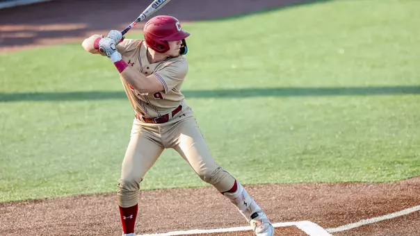 Dylan Johnson at the plate.