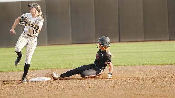 Bronwyn Conroy sliding into second base