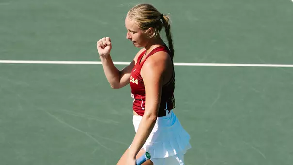 Riley Trinkle celebrates win