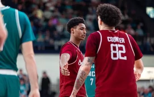 Chris Davis Jr. and Jlynn Counter hi-five