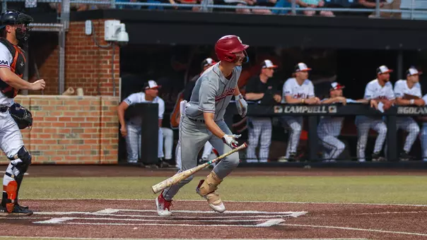 Nick Diaz dropping his bat March 27, 2026 at Campbell.
