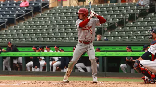 Reece Holbrook at the plate against Illinois in Greenville, S.C.