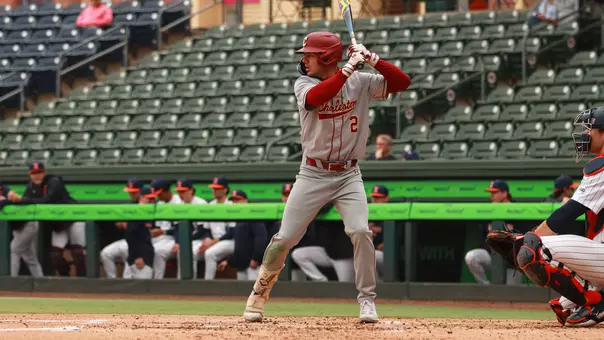 Reece Holbrook at the plate against Illinois in Greenville, S.C.