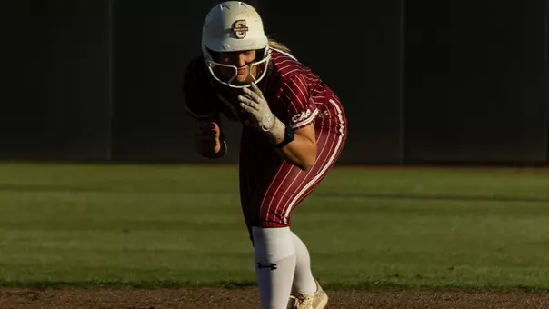 Audri Bates preparing to leave her base