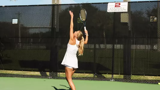 Francesca Salvato serves