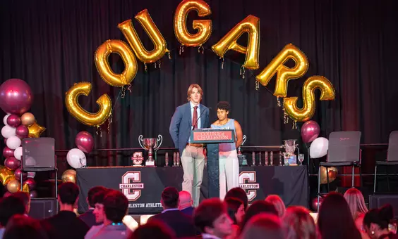 Roger Brown and Bella Antonio Host the Coug Awards