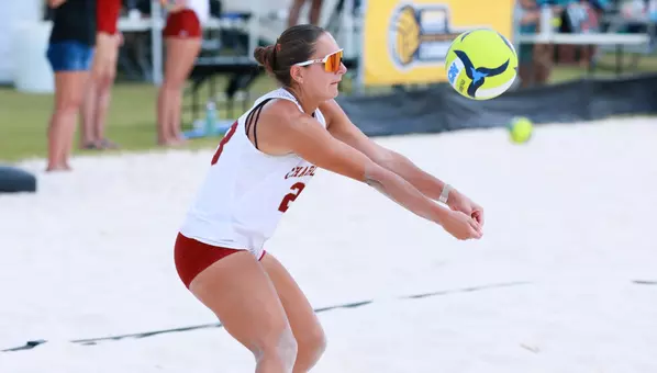 Grace Toscano passes the ball