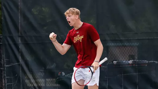 Jakub Solarski celebrates
