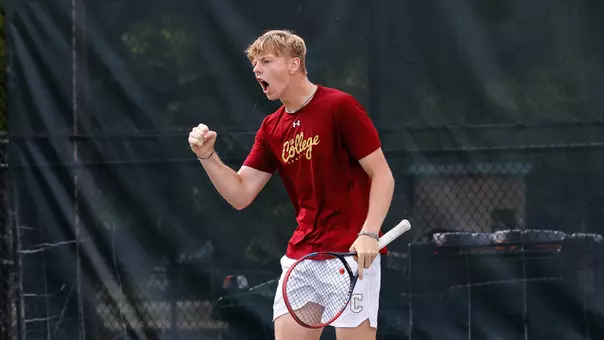 Jakub Solarski celebrates