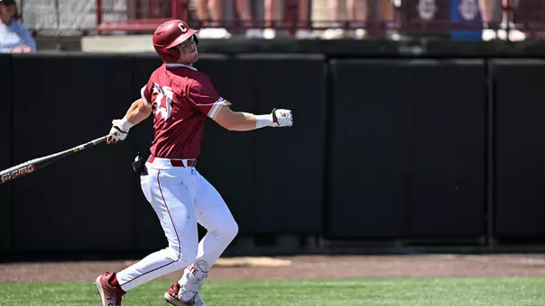 Alex LaCoste recording a hit April 4 vs High Point.