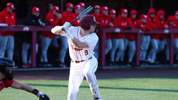 Dylan Johnson prepares to hit