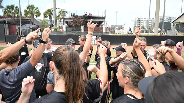 SB team huddle