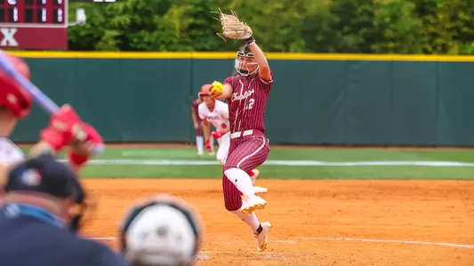 Mackenzie Mathis pitching