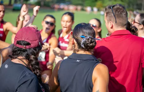 Cross Country Team Huddle