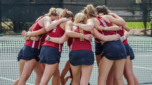 2026 WTEN team huddles before match