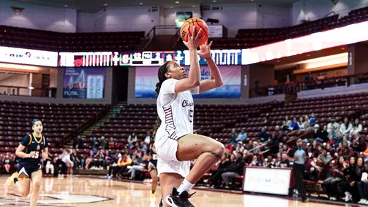 Tyja Beans shoots layup