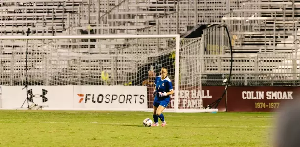 Ainsley Chunn in the goal