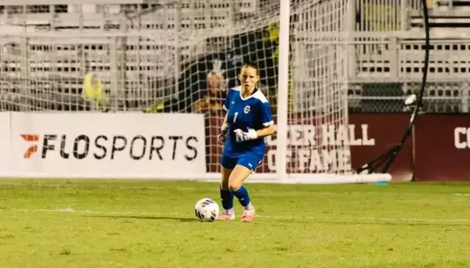 Ainsley Chunn in the goal