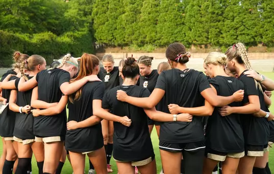 Team huddle before game
