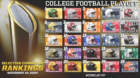 College Football Playoff Selection Committee Completes Its Third Rankings of 2024
