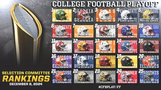 College Football Playoff Selection Committee Announces Final Top 25 Rankings of 2024