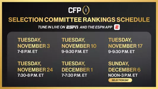 CFP Selection Committee Prepares for 2026-27 Season