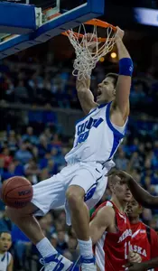 Men's Basketball Too Much For UALR In 80-61 Win