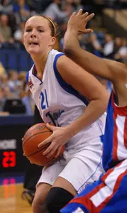 Huskers Hold Off Bluejays, 60-57, in Women's Basketball