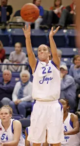 Bluejays Shoot Past Bulldogs, 67-57, in Women's Basketball