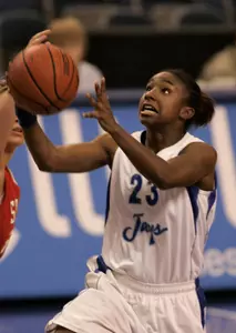 Bluejays Hang on for 71-68 Women's Basketball Win at Wichita State