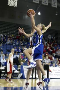 Aces Trump Bluejays, 75-60, in Women's Basketball