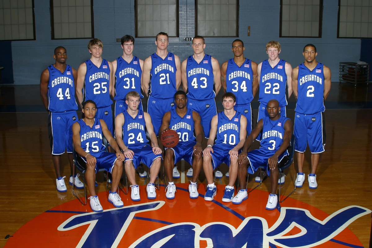 2002-03 Creighton Men's Basketball Team Photo