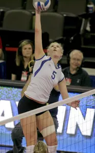 Volleyball Survives Pair of Match Points, Beats Drake in Five Games